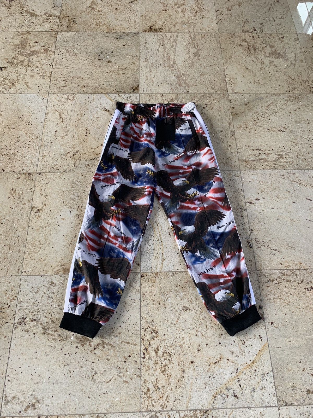 Palm Angels American Flag & Eagle Print Track Pants Size US 36 / EU 52 - 2 Thumbnail