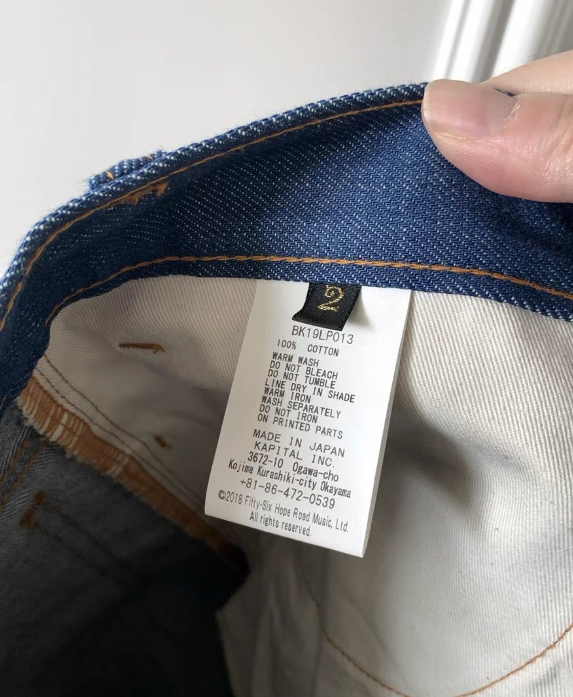 Kapital Kapital Denim Pants Size US 32 / EU 48 - 6 Thumbnail