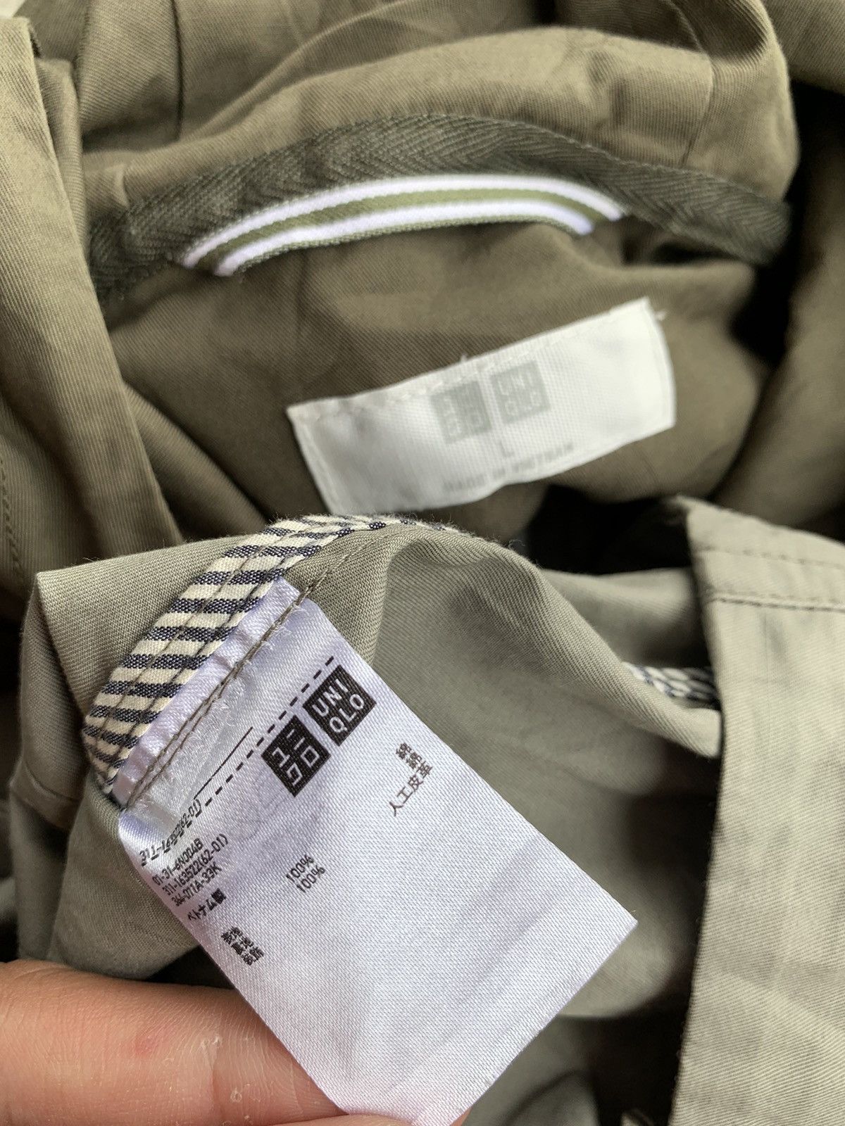 Japanese Brand × Uniqlo JapaneseBrand Uniqlo Zip Up Hoodie light Jacket Size US L / EU 52-54 / 3 - 3 Thumbnail