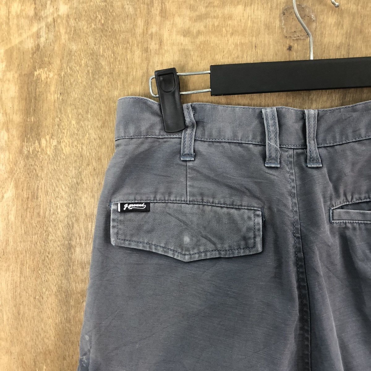 Japanese Brand Japanese Brand distressed thrashed Blue Cargo pants #6252 Size US 27 - 11 Thumbnail