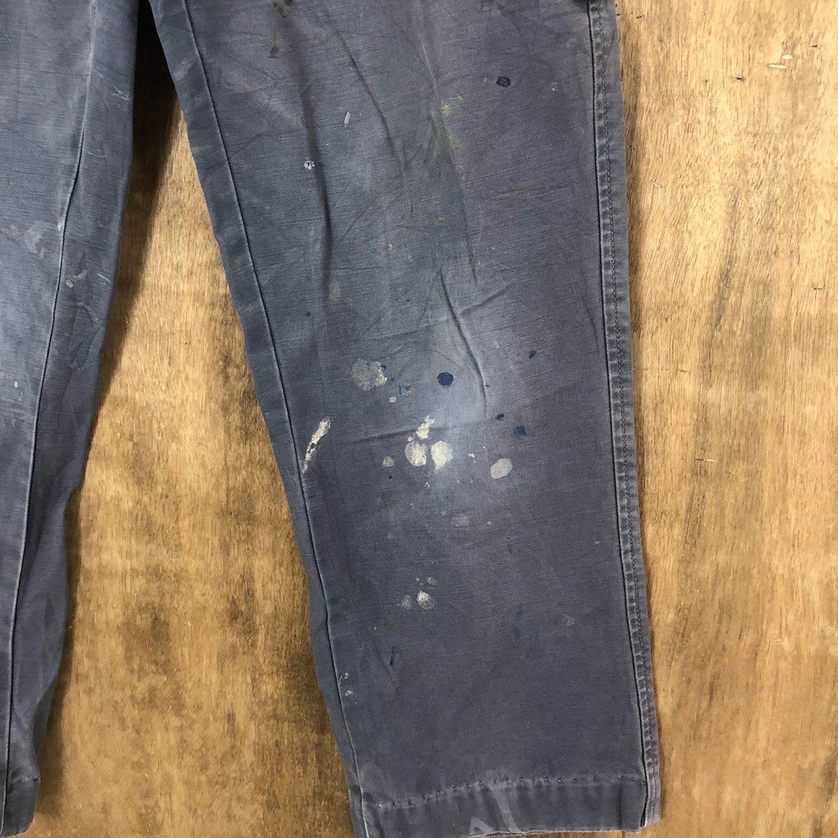 Japanese Brand Japanese Brand distressed thrashed Blue Cargo pants #6252 Size US 27 - 7 Thumbnail
