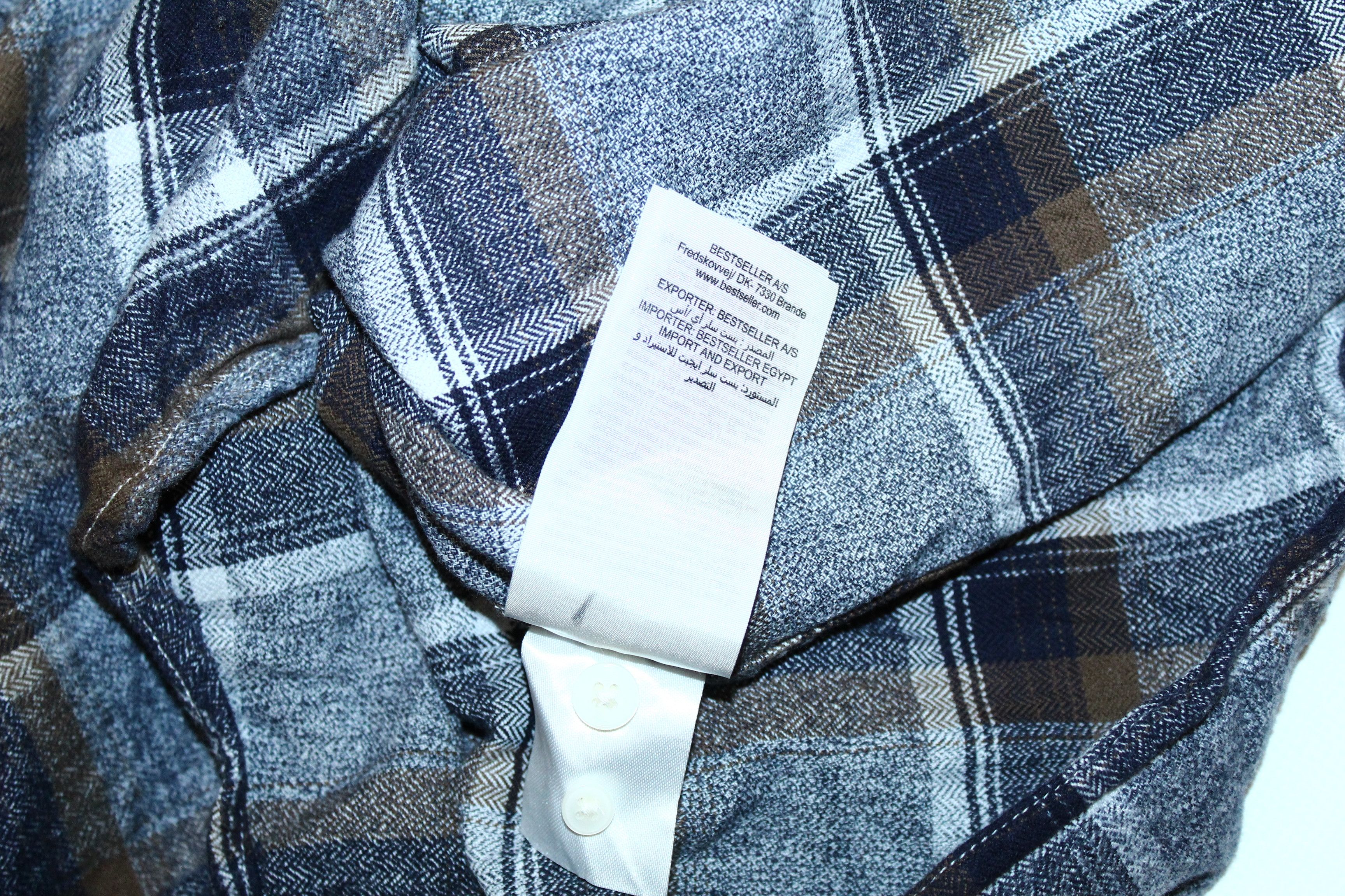 Flannel Selected Homme Double Check Flannel Shirt Size US M / EU 48-50 / 2 - 7 Thumbnail