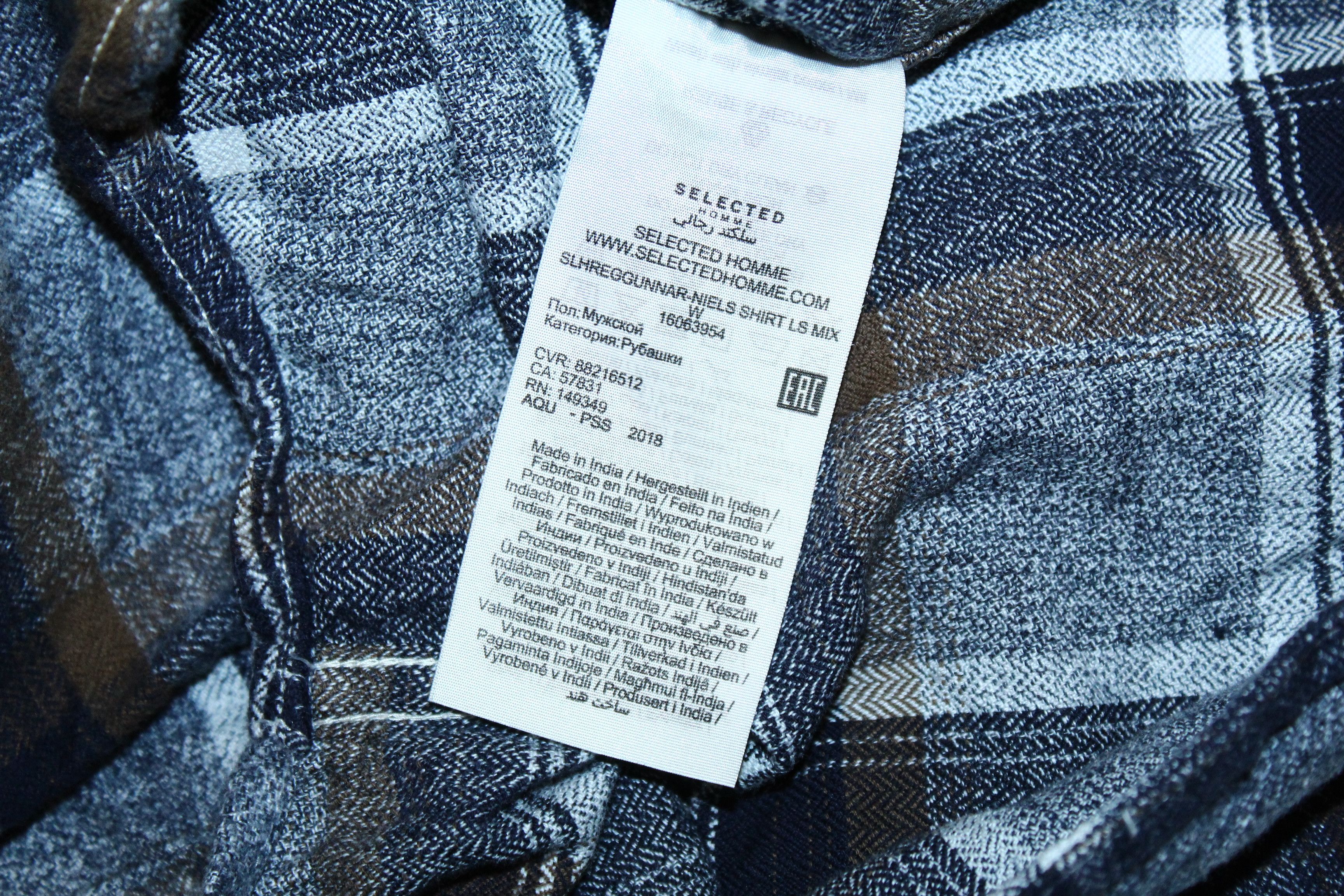 Flannel Selected Homme Double Check Flannel Shirt Size US M / EU 48-50 / 2 - 5 Thumbnail