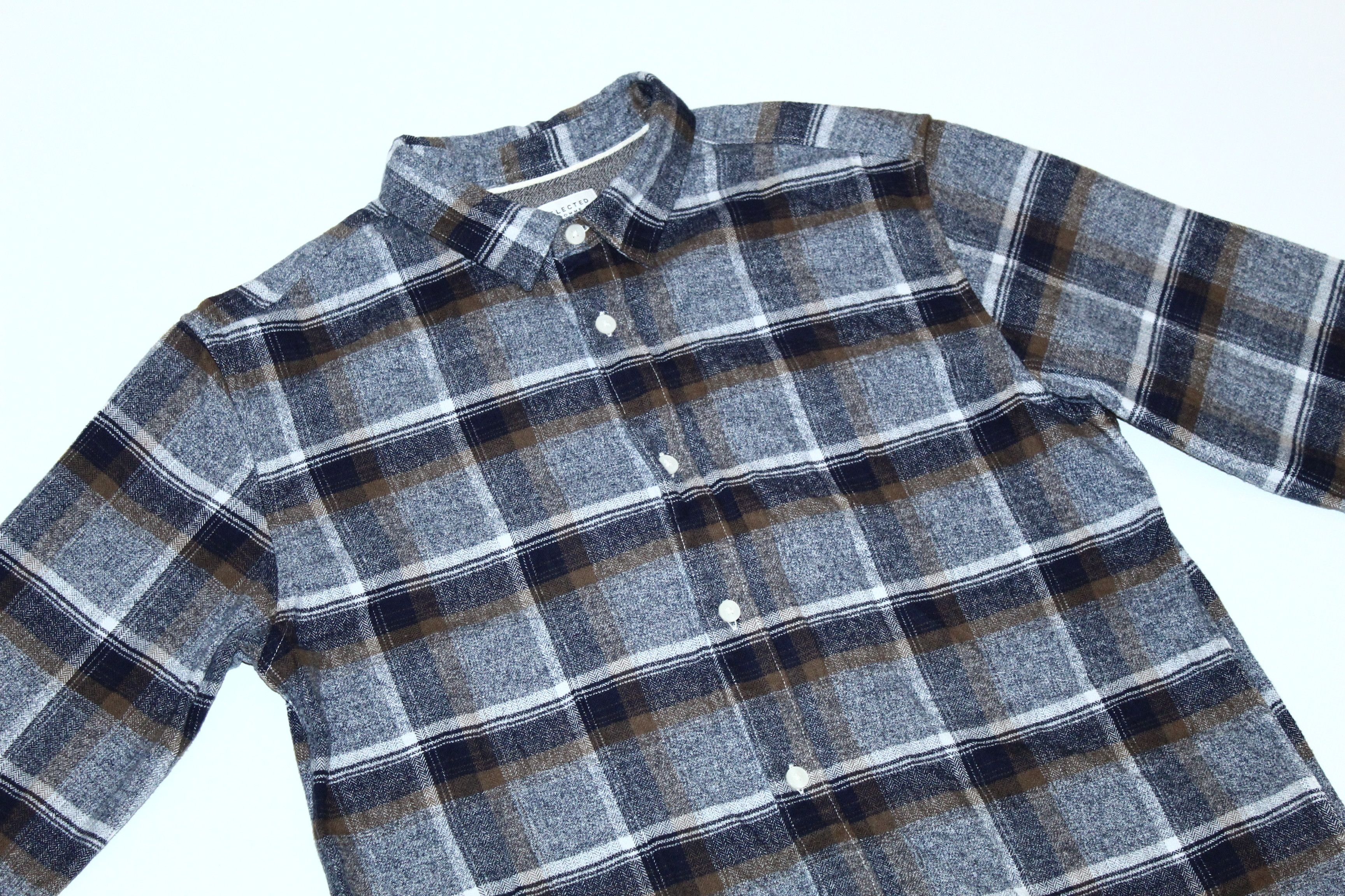 Flannel Selected Homme Double Check Flannel Shirt Size US M / EU 48-50 / 2 - 3 Thumbnail