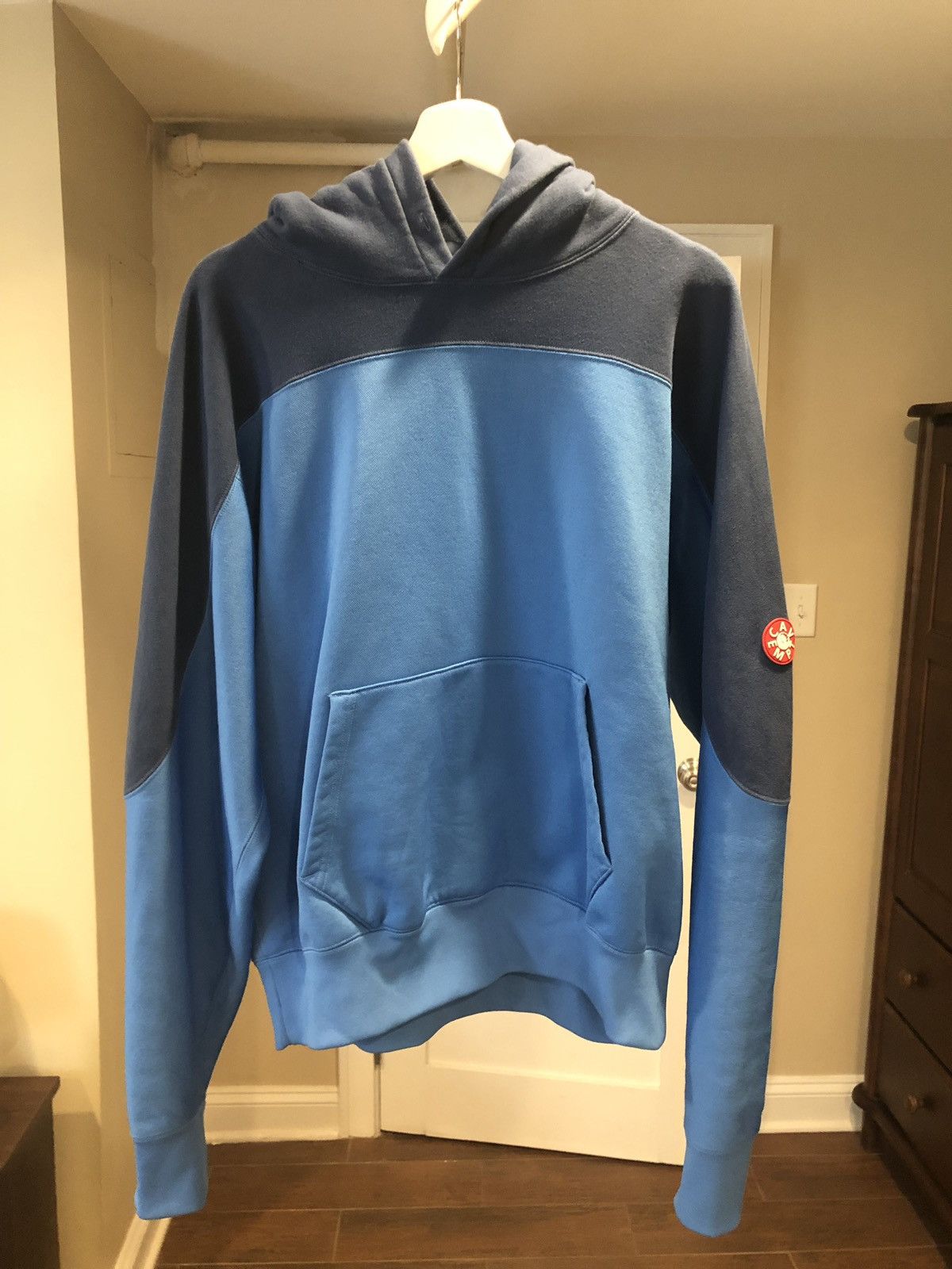 Cav Empt Cav Empt OVERDYE RAGLAN PIPING SWEAT - Yellow | Grailed