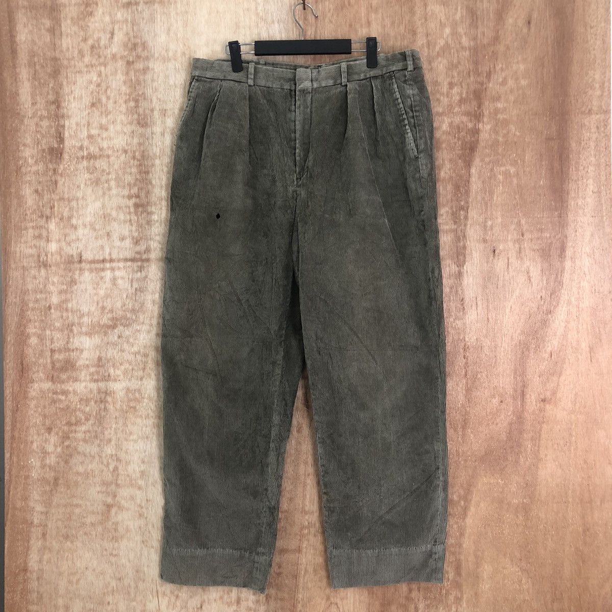 Lands' End DL Land End Dark Brown Corduroy Casual pants #6206 Size US 33 - 1 Thumbnail