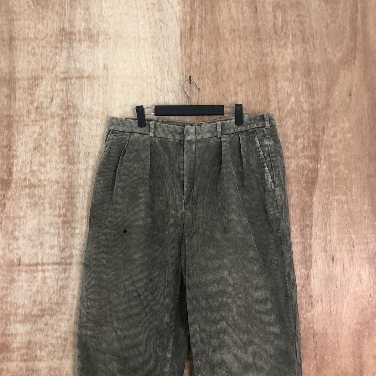 Lands' End DL Land End Dark Brown Corduroy Casual pants #6206 Size US 33 - 2 Thumbnail