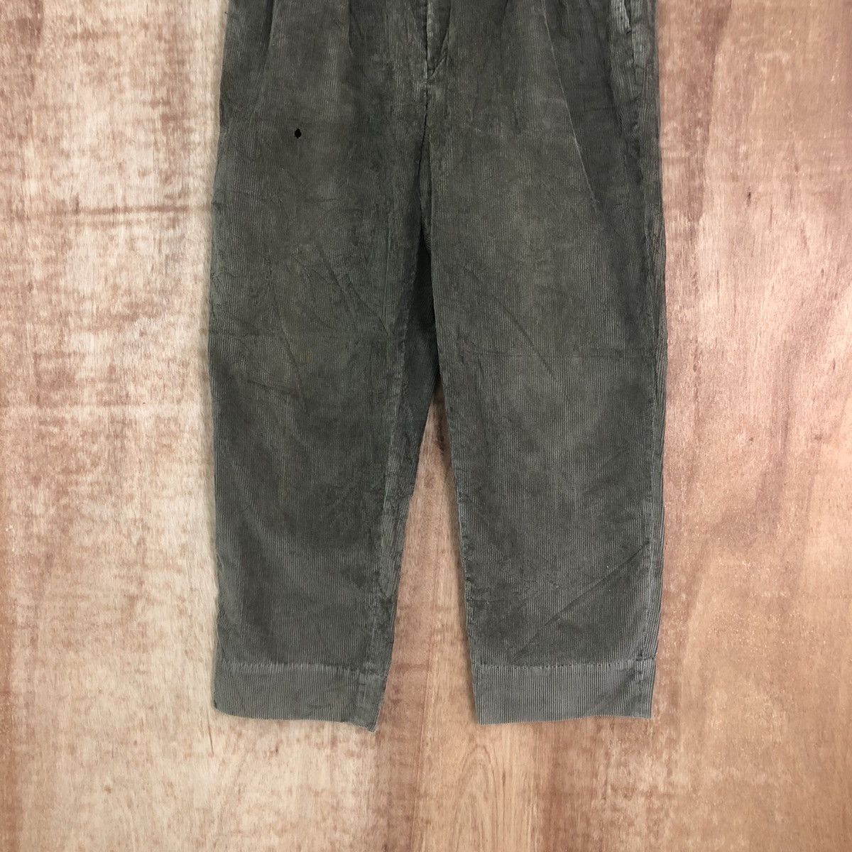 Lands' End DL Land End Dark Brown Corduroy Casual pants #6206 Size US 33 - 3 Thumbnail