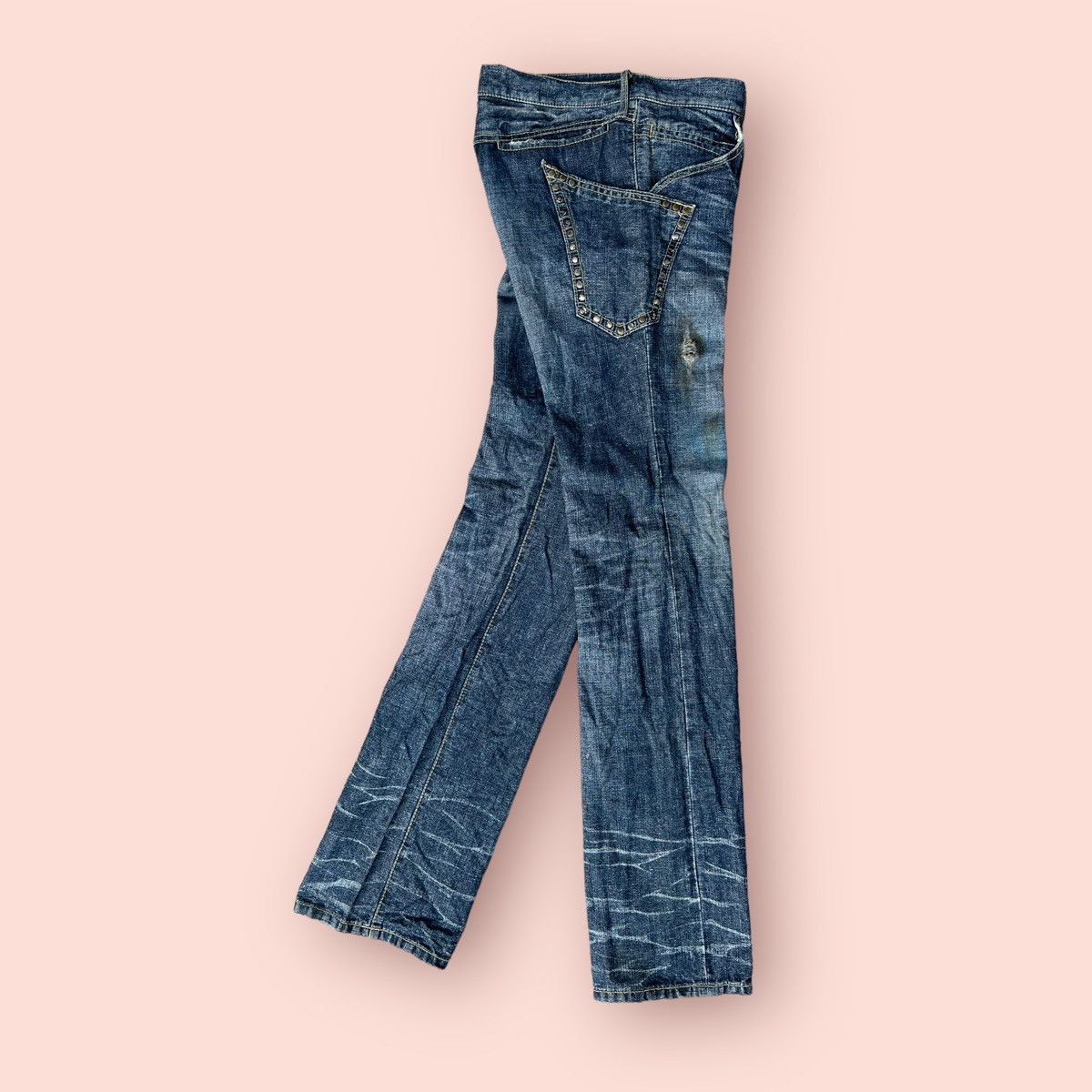 14th Addiction × ABAHOUSE VINTAGE ABAHOUSE HEMP STUDDED POCKETS DENIM Size US 30 / EU 46 - 8 Thumbnail