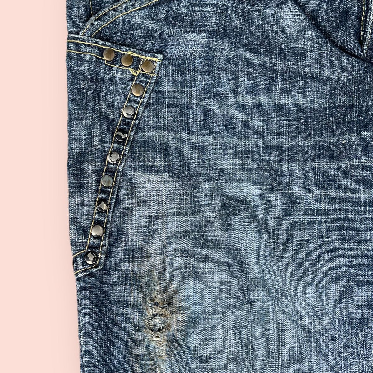 14th Addiction × ABAHOUSE VINTAGE ABAHOUSE HEMP STUDDED POCKETS DENIM Size US 30 / EU 46 - 14 Thumbnail