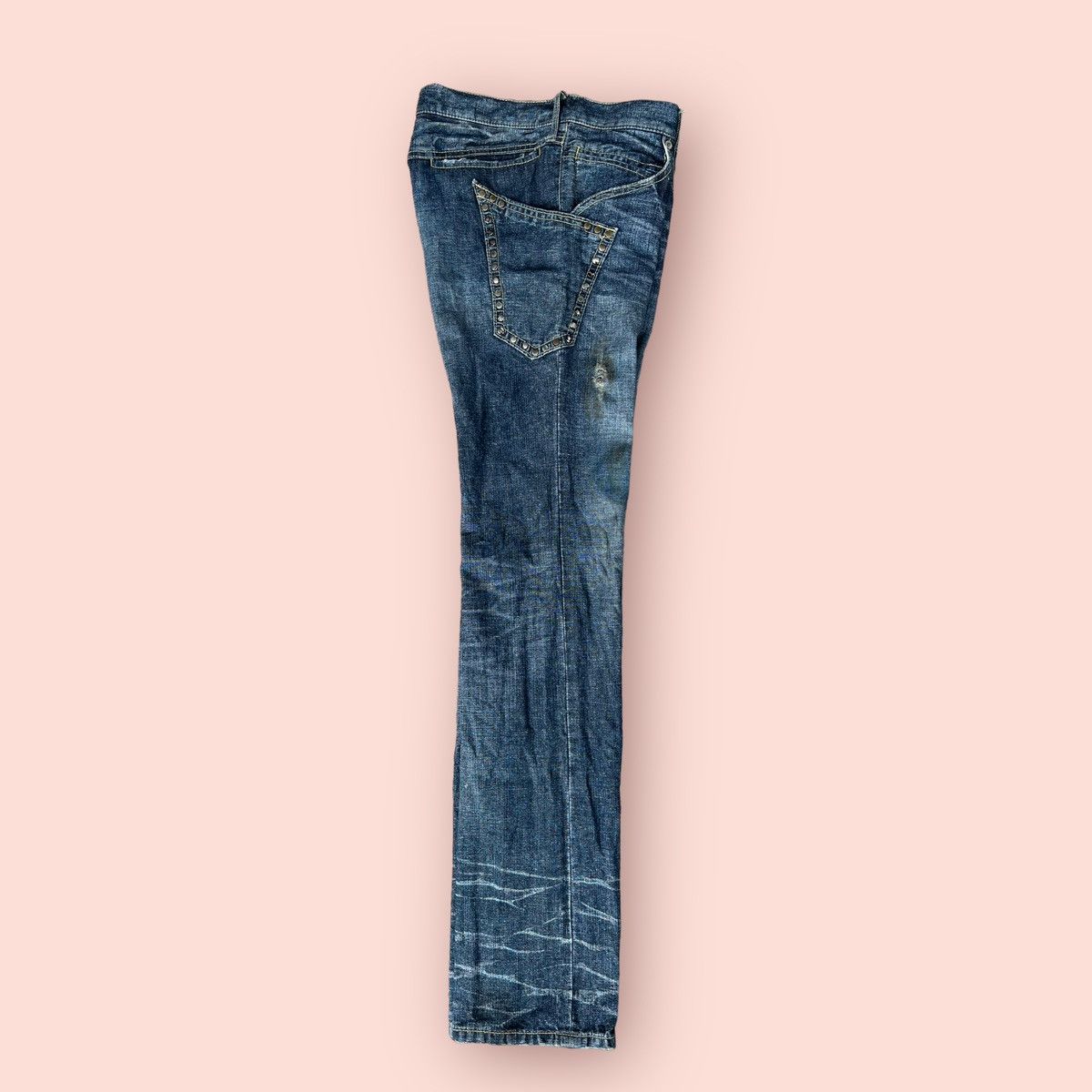 14th Addiction × ABAHOUSE VINTAGE ABAHOUSE HEMP STUDDED POCKETS DENIM Size US 30 / EU 46 - 6 Thumbnail