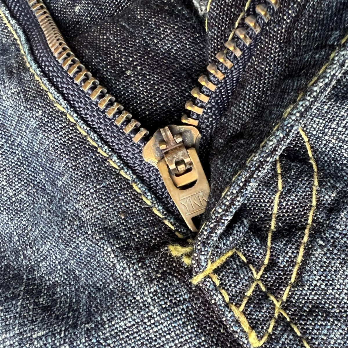 14th Addiction × ABAHOUSE VINTAGE ABAHOUSE HEMP STUDDED POCKETS DENIM Size US 30 / EU 46 - 11 Thumbnail