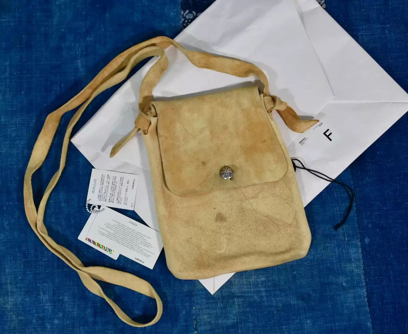 image of Visvim 14Ss Medicine Bag L in Yellow, Men's
