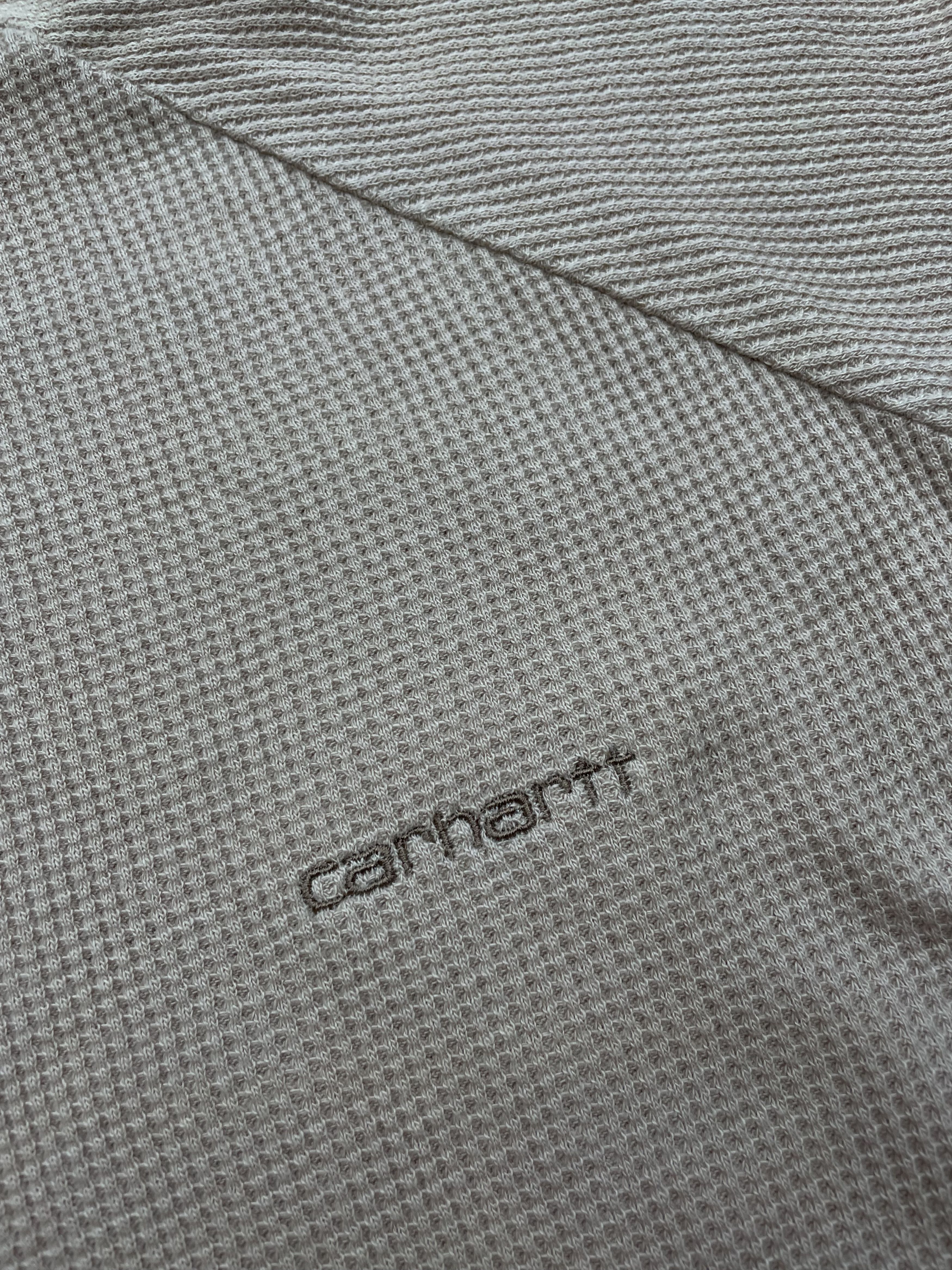 Carhartt × Vintage Carhartt Long Sleeve Jersey Sweatshirt Rare Y2K Hype Drill Size US L / EU 52-54 / 3 - 3 Thumbnail