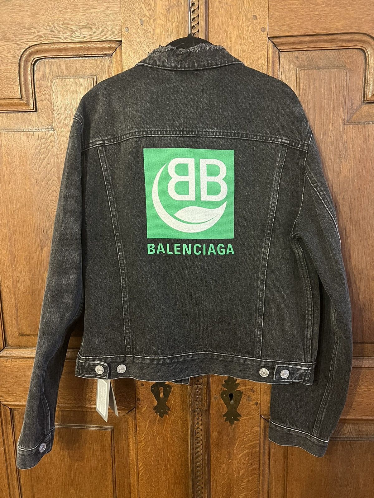 Balenciaga *CAMPAIGN* LEAF DENIM JACKET | Grailed