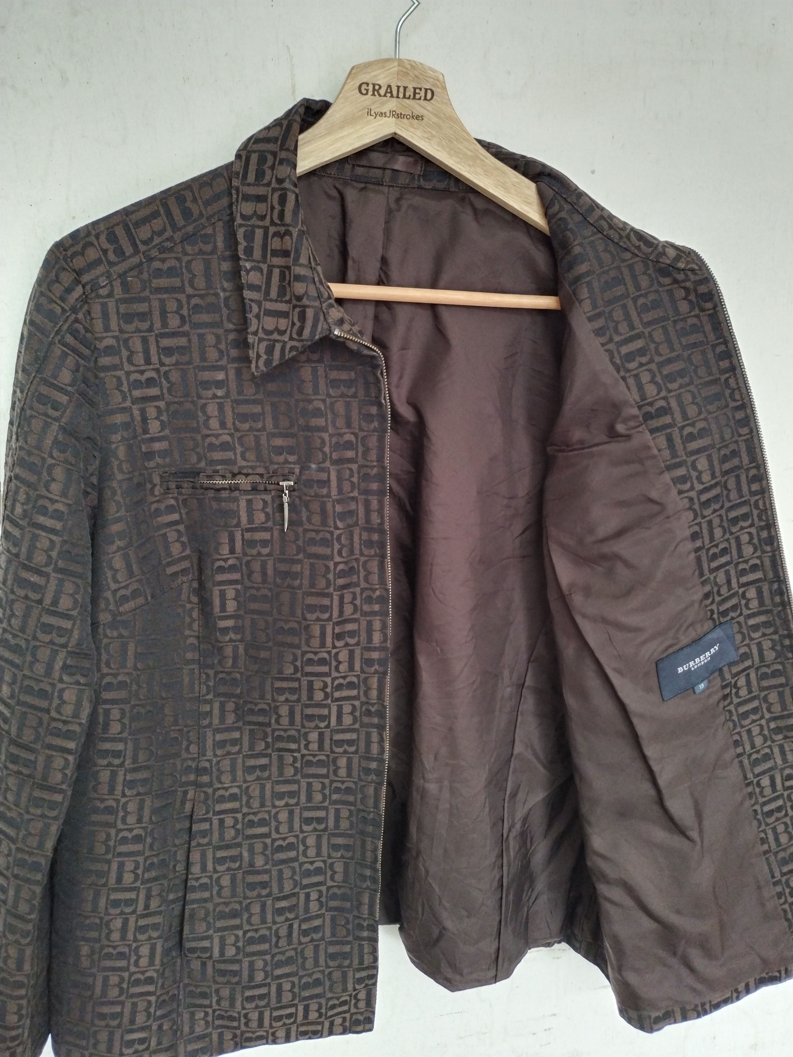 Burberry S/S 90's Monogram Burberry jacket Size US S / EU 44-46 / 1 - 2 Thumbnail