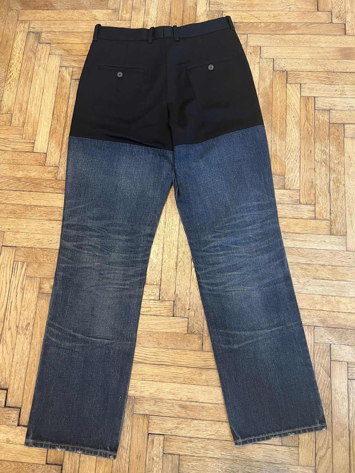 Balenciaga *RARE* Balenciaga Contrast paneled jeans Size US 32 / EU 48 - 4 Thumbnail