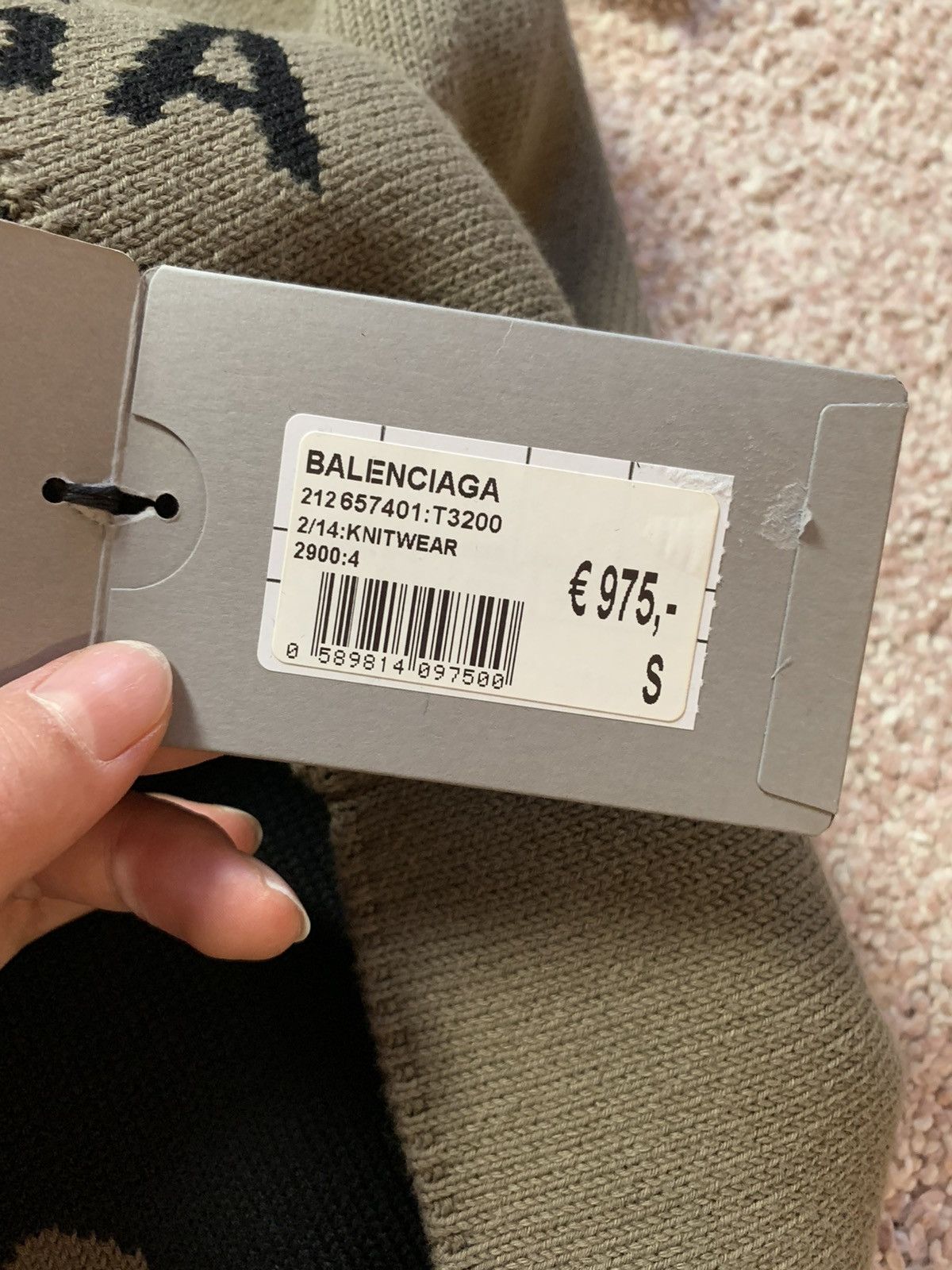 Balenciaga Balenciaga All Over Logo Crewneck Size US S / EU 44-46 / 1 - 7 Thumbnail