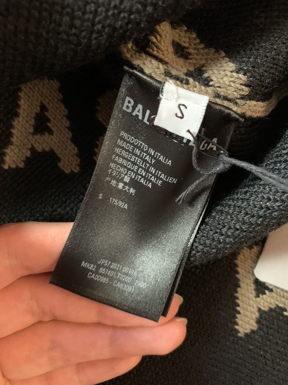 Balenciaga Balenciaga All Over Logo Crewneck Size US S / EU 44-46 / 1 - 6 Thumbnail