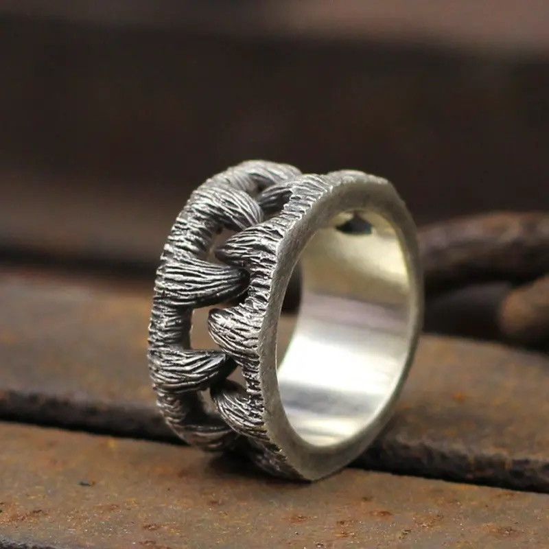 Jewelry Gothic Unique Monster Teeth Stainless Steel Ring Size ONE SIZE - 3 Thumbnail