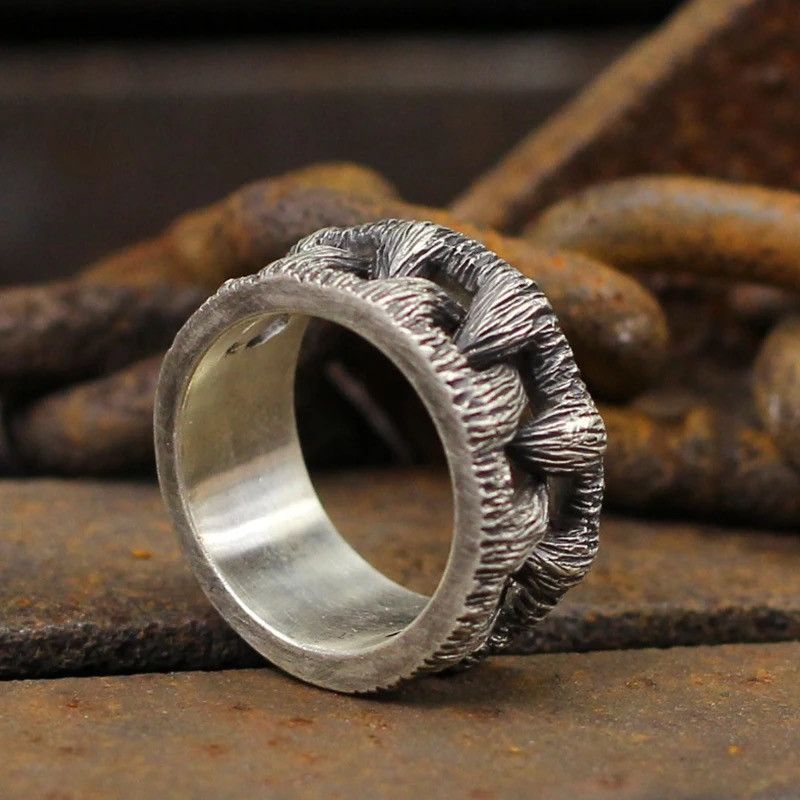 Jewelry Gothic Unique Monster Teeth Stainless Steel Ring Size ONE SIZE - 2 Thumbnail