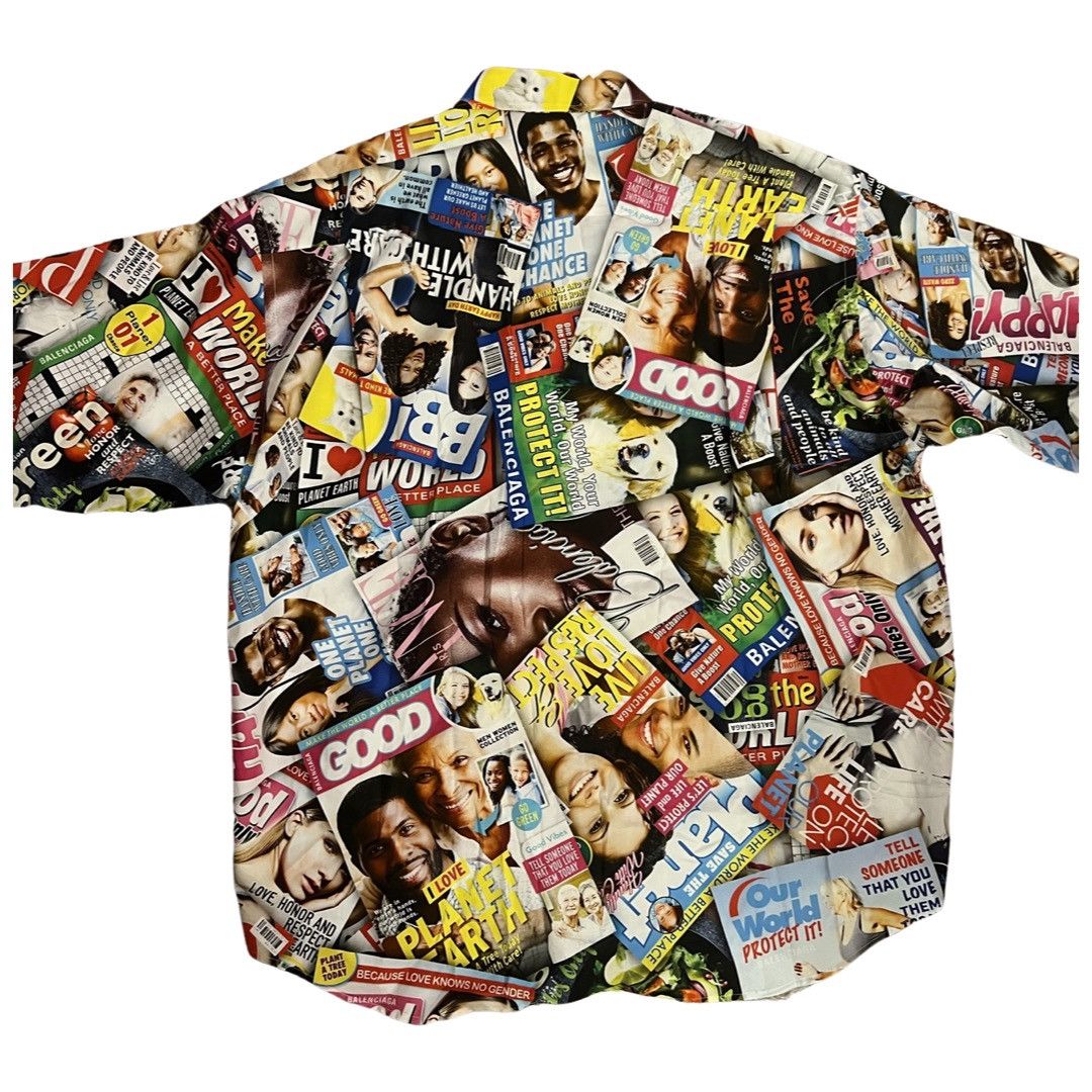 Balenciaga *RARE* Magazine Shirt Size US M / EU 48-50 / 2 - 2 Thumbnail