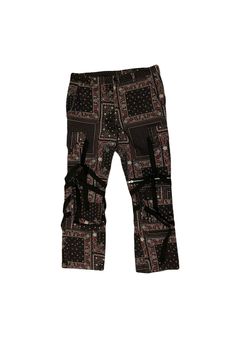 Rogic Rogic Paisley Pants - Black (only release in jp) | Grailed