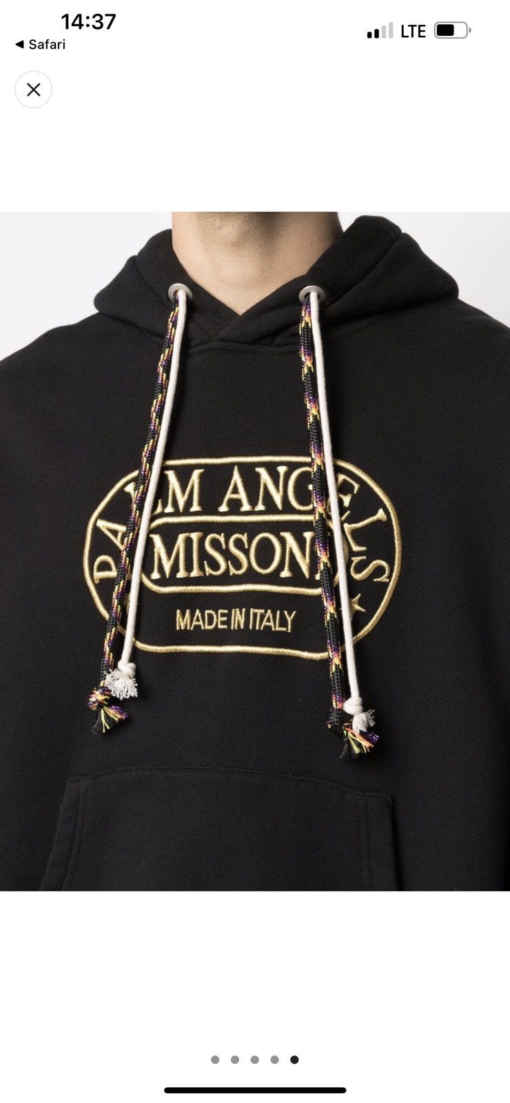 Missoni × Palm Angels Palm Angels x Missoni Logo Sweatshirt Size US M / EU 48-50 / 2 - 12 Thumbnail