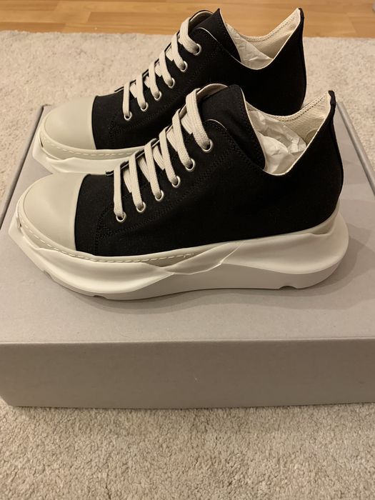 Rick Owens Abstract low sneakers | Grailed