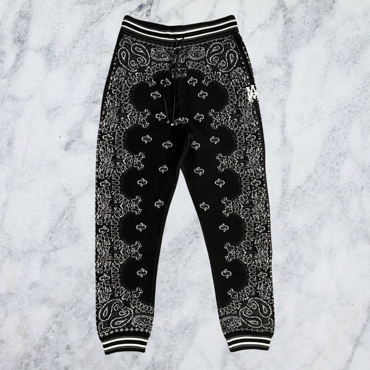 image of 1K Dswt Small Amiri B-Ball Cashmere Jogger in Black, Men's (Size 30)