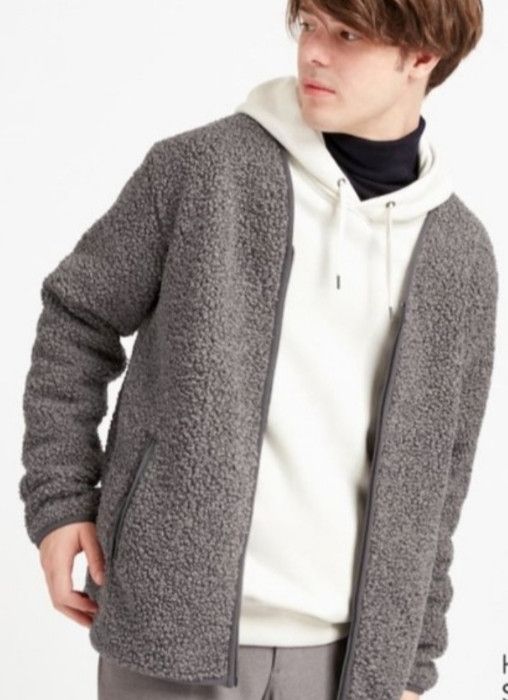 Japanese Brand × Uniqlo UNIQLO MEN'S PILE-LINED FLEECE CARDIGAN Size US M / EU 48-50 / 2 - 10 Thumbnail