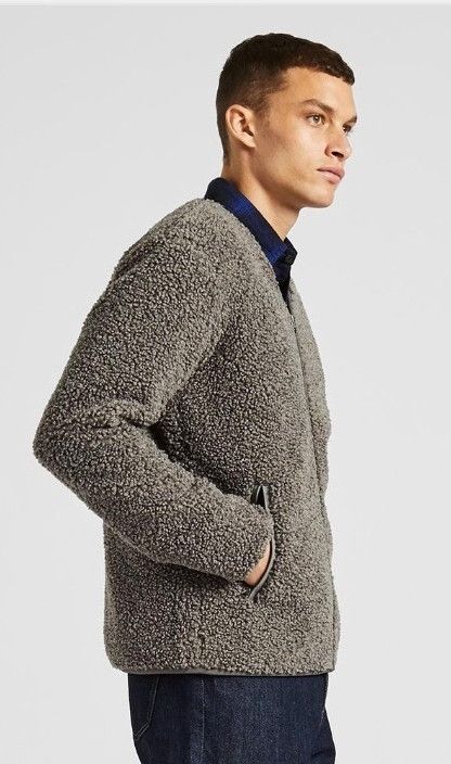 Japanese Brand × Uniqlo UNIQLO MEN'S PILE-LINED FLEECE CARDIGAN Size US M / EU 48-50 / 2 - 11 Thumbnail