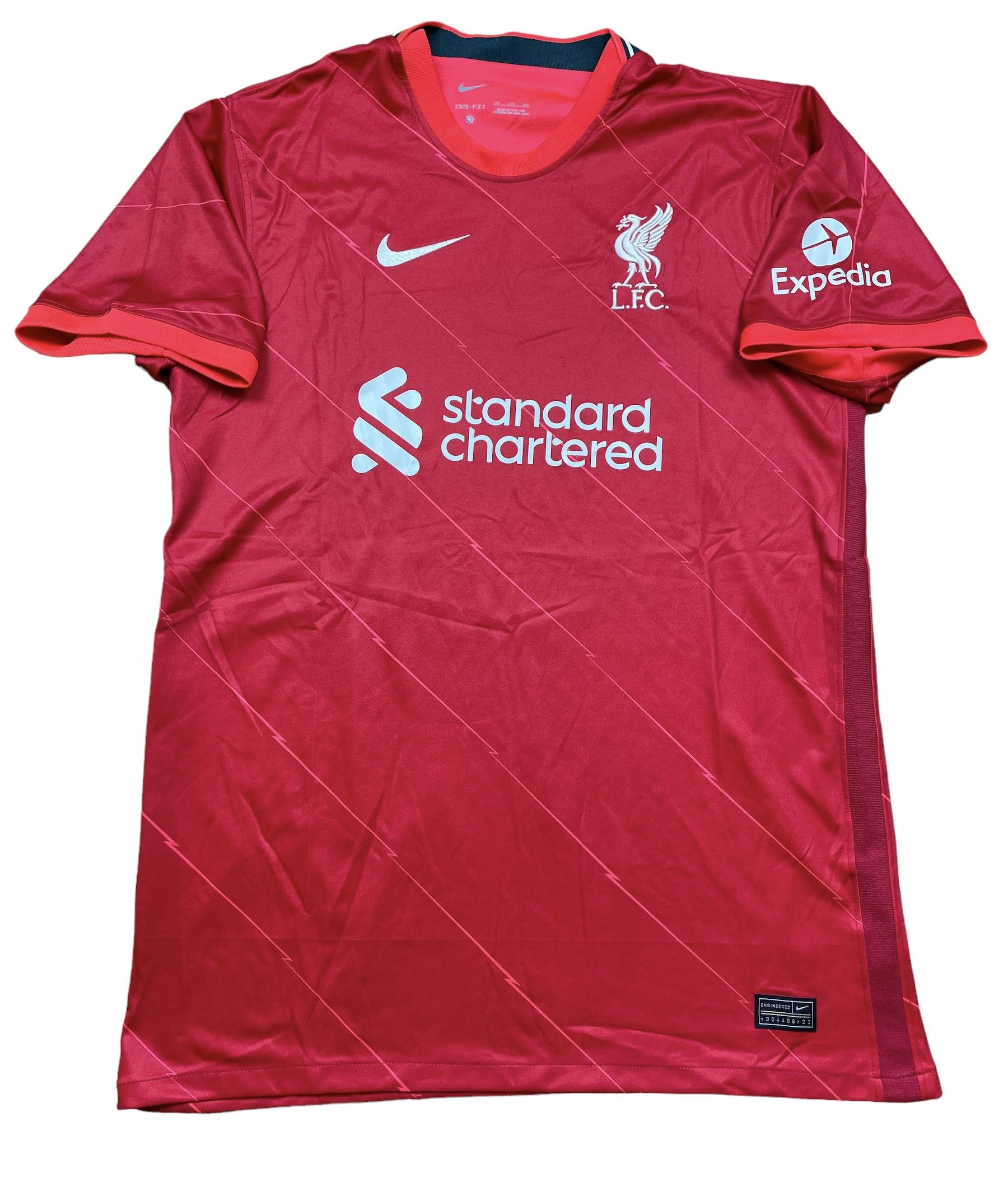 Nike Liverpool football shirt 2021 Soccer Tee Y2K Hype Sport Rare Size US XXL / EU 58 / 5 - 1 Thumbnail