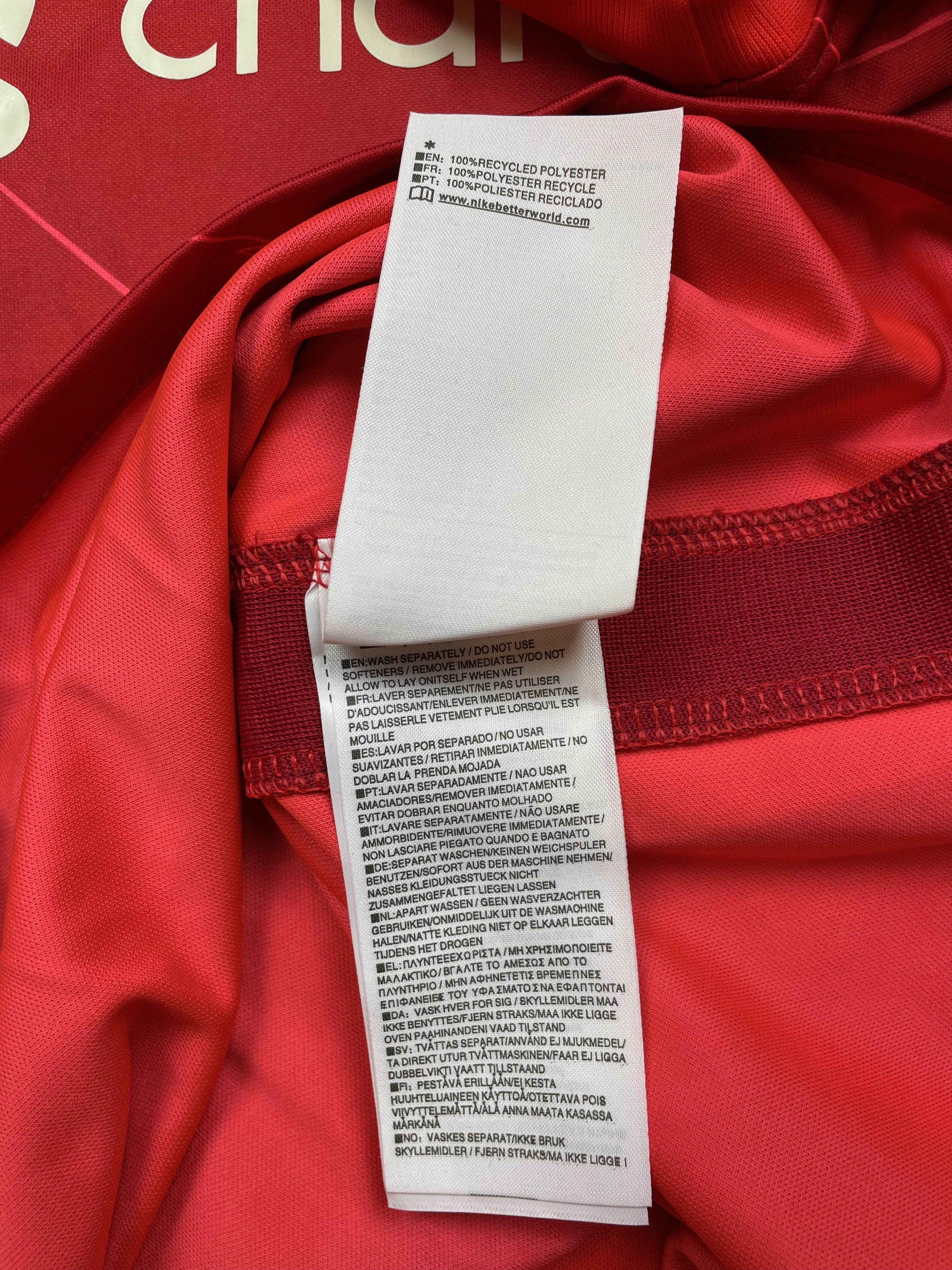 Nike Liverpool football shirt 2021 Soccer Tee Y2K Hype Sport Rare Size US XXL / EU 58 / 5 - 10 Thumbnail