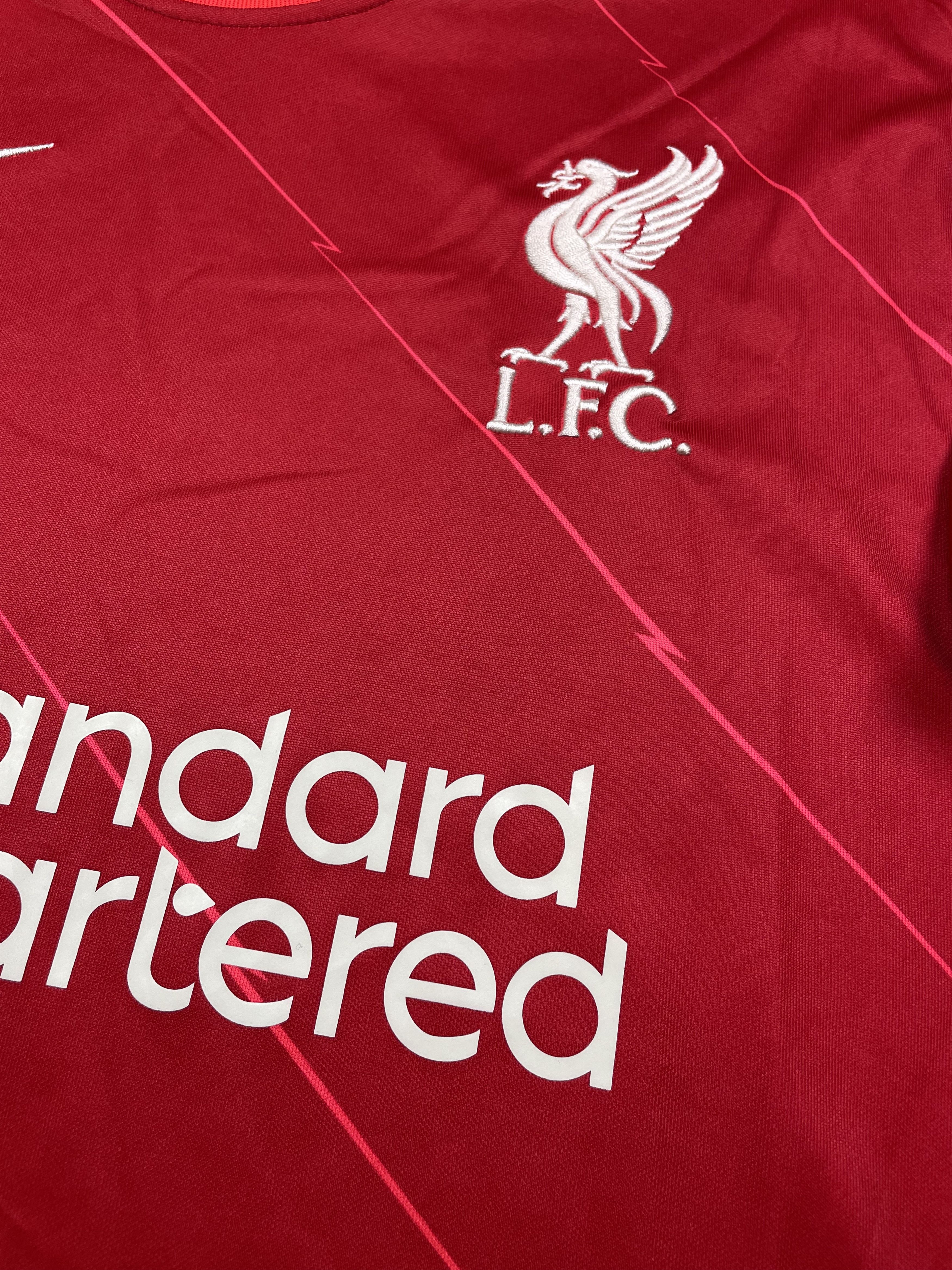 Nike Liverpool football shirt 2021 Soccer Tee Y2K Hype Sport Rare Size US XXL / EU 58 / 5 - 5 Thumbnail
