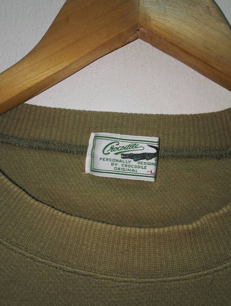 Japanese Brand Vintage Sweatshirt Crocodile Crewneck Embroidered Big Logo Size US L / EU 52-54 / 3 - 5 Thumbnail