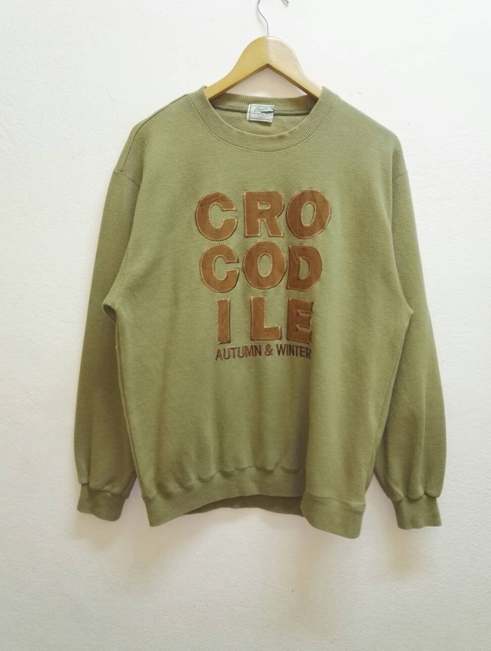 Japanese Brand Vintage Sweatshirt Crocodile Crewneck Embroidered Big Logo Size US L / EU 52-54 / 3 - 1 Thumbnail