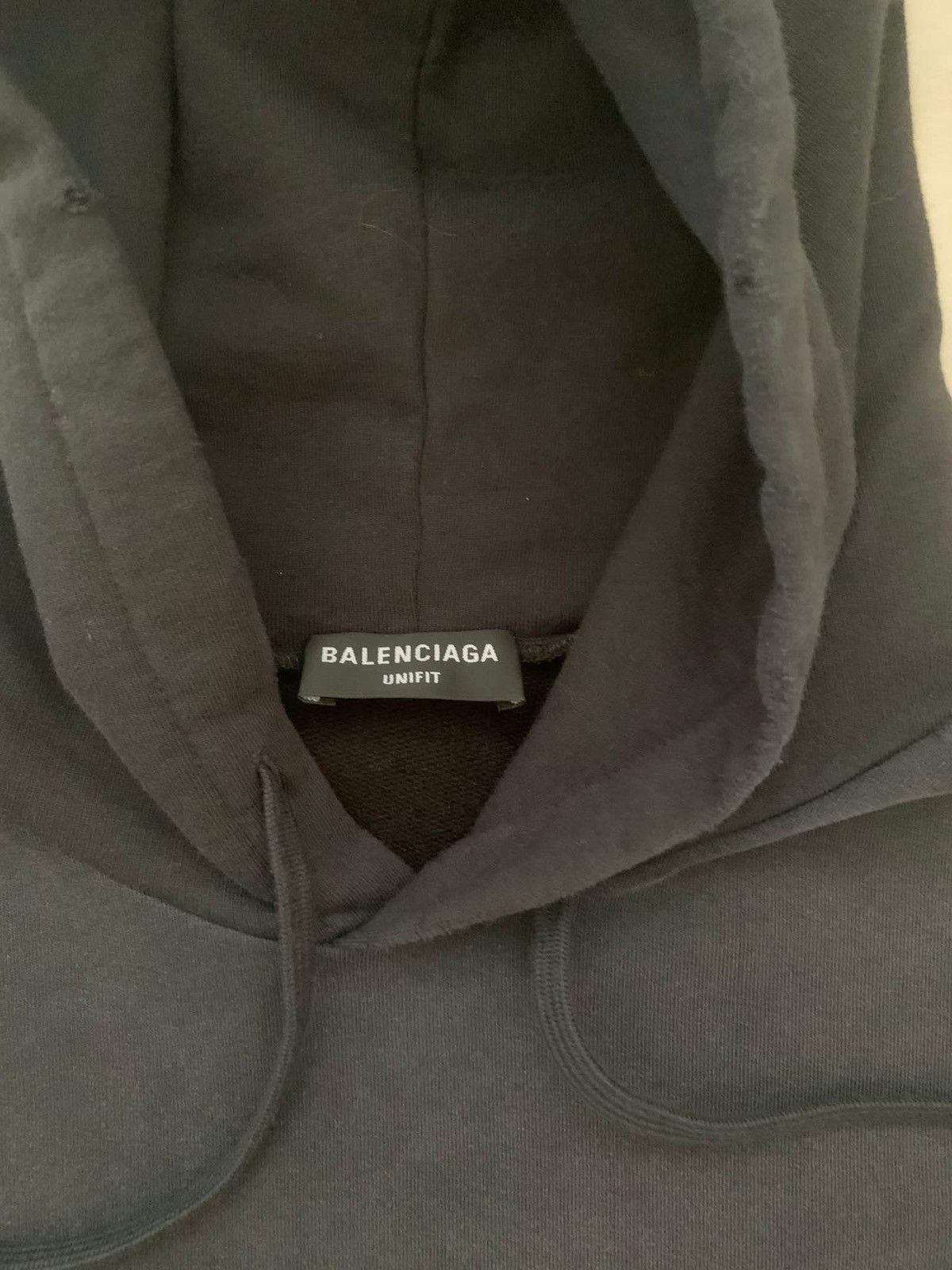 Balenciaga *RARE* Balenciaga Upside Down Hoodie Size US L / EU 52-54 / 3 - 4 Thumbnail