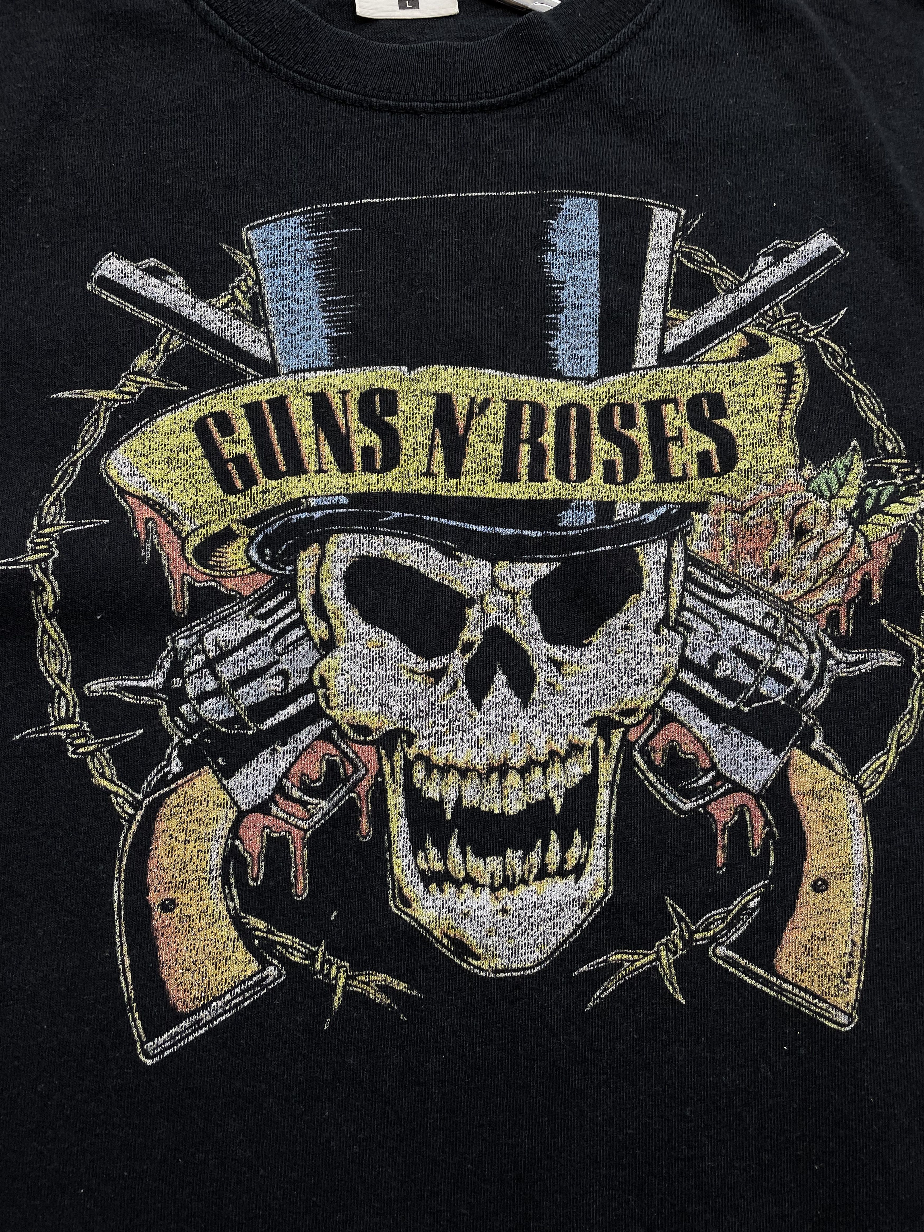 Band Tees × Guns N' Roses × Vintage Vintage Guns N’ roses Band Tee Shirt Rare Y2K Hype Drill Size US L / EU 52-54 / 3 - 3 Thumbnail