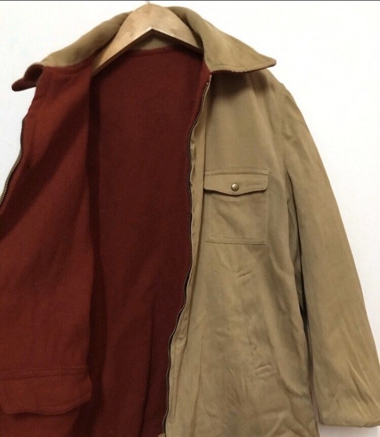 Vintage 🔥super rare🔥50s-60s reversible wool jacket conmar zip Size US S / EU 44-46 / 1 - 11 Thumbnail