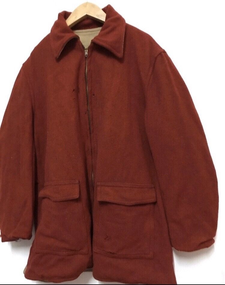 Vintage 🔥super rare🔥50s-60s reversible wool jacket conmar zip Size US S / EU 44-46 / 1 - 5 Thumbnail