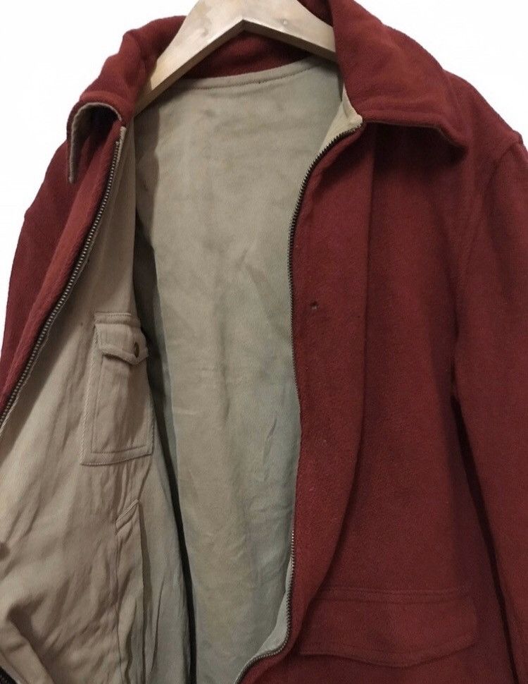 Vintage 🔥super rare🔥50s-60s reversible wool jacket conmar zip Size US S / EU 44-46 / 1 - 7 Thumbnail