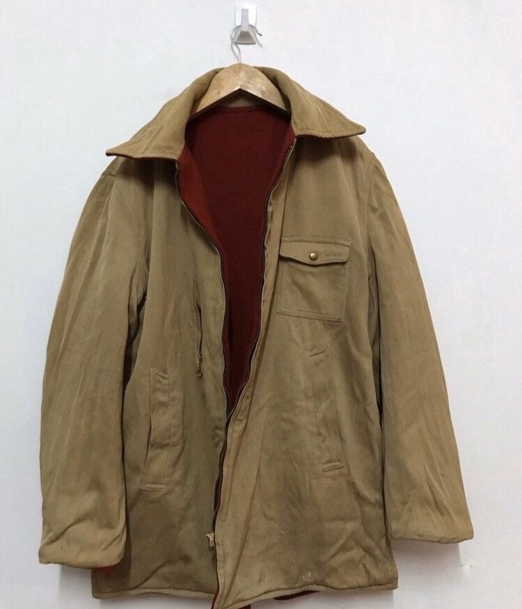 Vintage 🔥super rare🔥50s-60s reversible wool jacket conmar zip Size US S / EU 44-46 / 1 - 8 Thumbnail