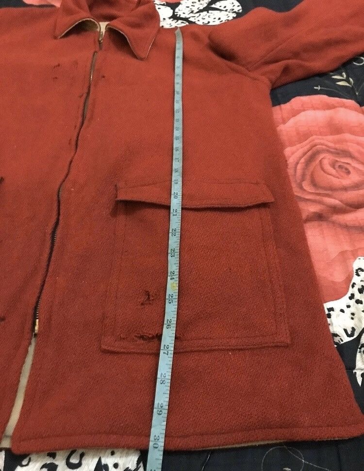 Vintage 🔥super rare🔥50s-60s reversible wool jacket conmar zip Size US S / EU 44-46 / 1 - 14 Thumbnail