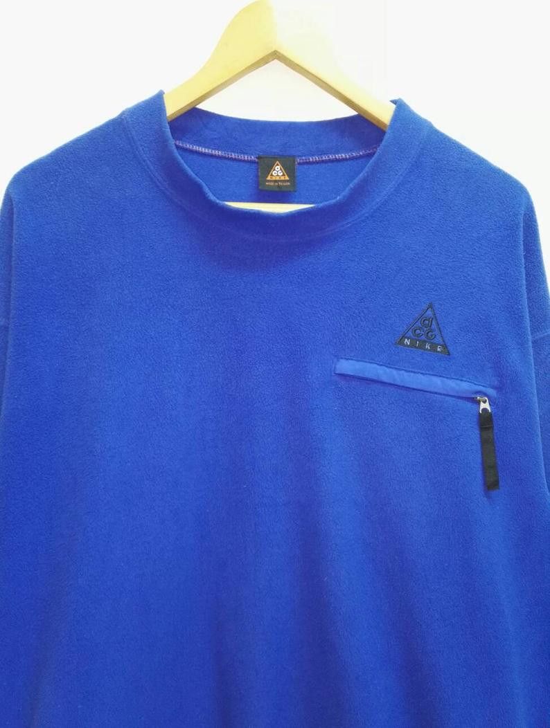 Nike Vintage 90s NIKE ACG Fleece Embroidered Logo(Code 12) Size US XL / EU 56 / 4 - 2 Thumbnail
