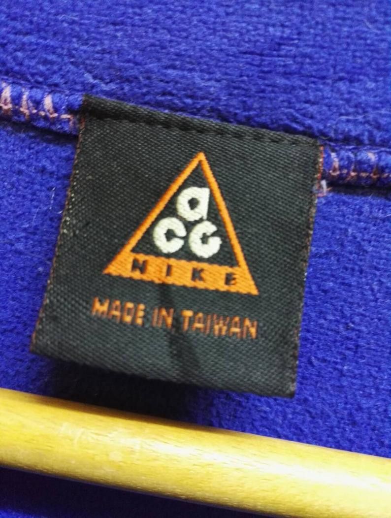 Nike Vintage 90s NIKE ACG Fleece Embroidered Logo(Code 12) Size US XL / EU 56 / 4 - 7 Thumbnail