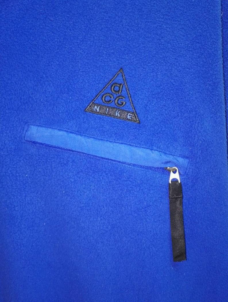 Nike Vintage 90s NIKE ACG Fleece Embroidered Logo(Code 12) Size US XL / EU 56 / 4 - 3 Thumbnail