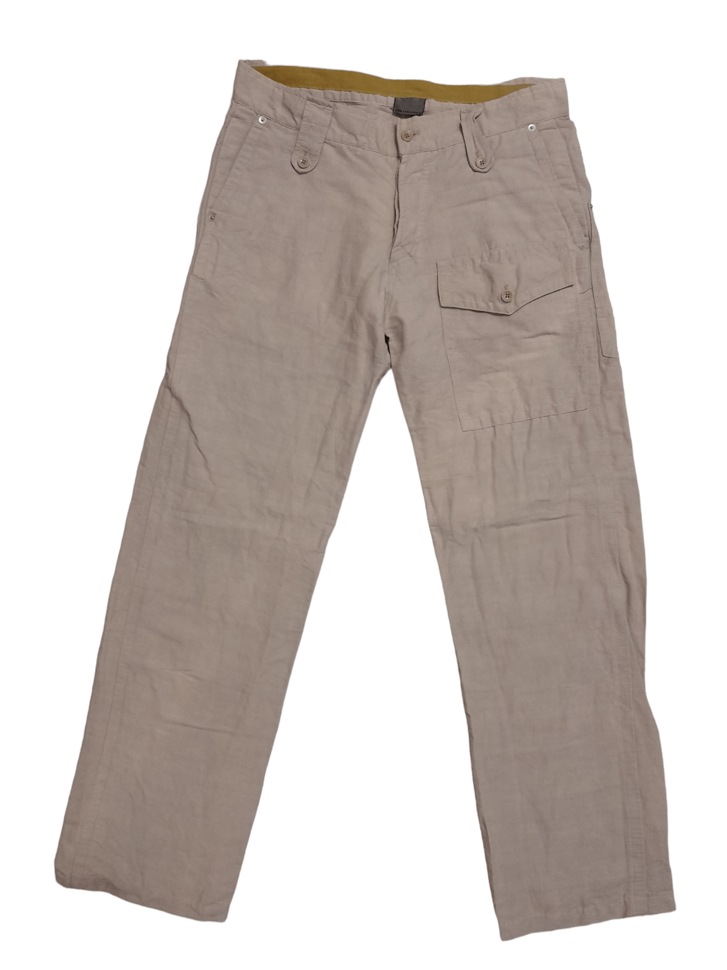 GIAN CARLO ROSSI Gian Carlo Rossi Pant Multipocket Linen + Cotton (E935) Size US 34 / EU 50 - 1 Thumbnail