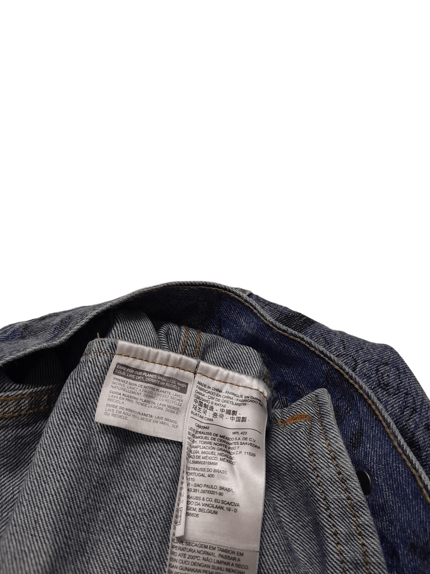 Levi's Levis BathTub Limited Edition Trucker Denim Jacket (E925) Size US L / EU 52-54 / 3 - 7 Thumbnail
