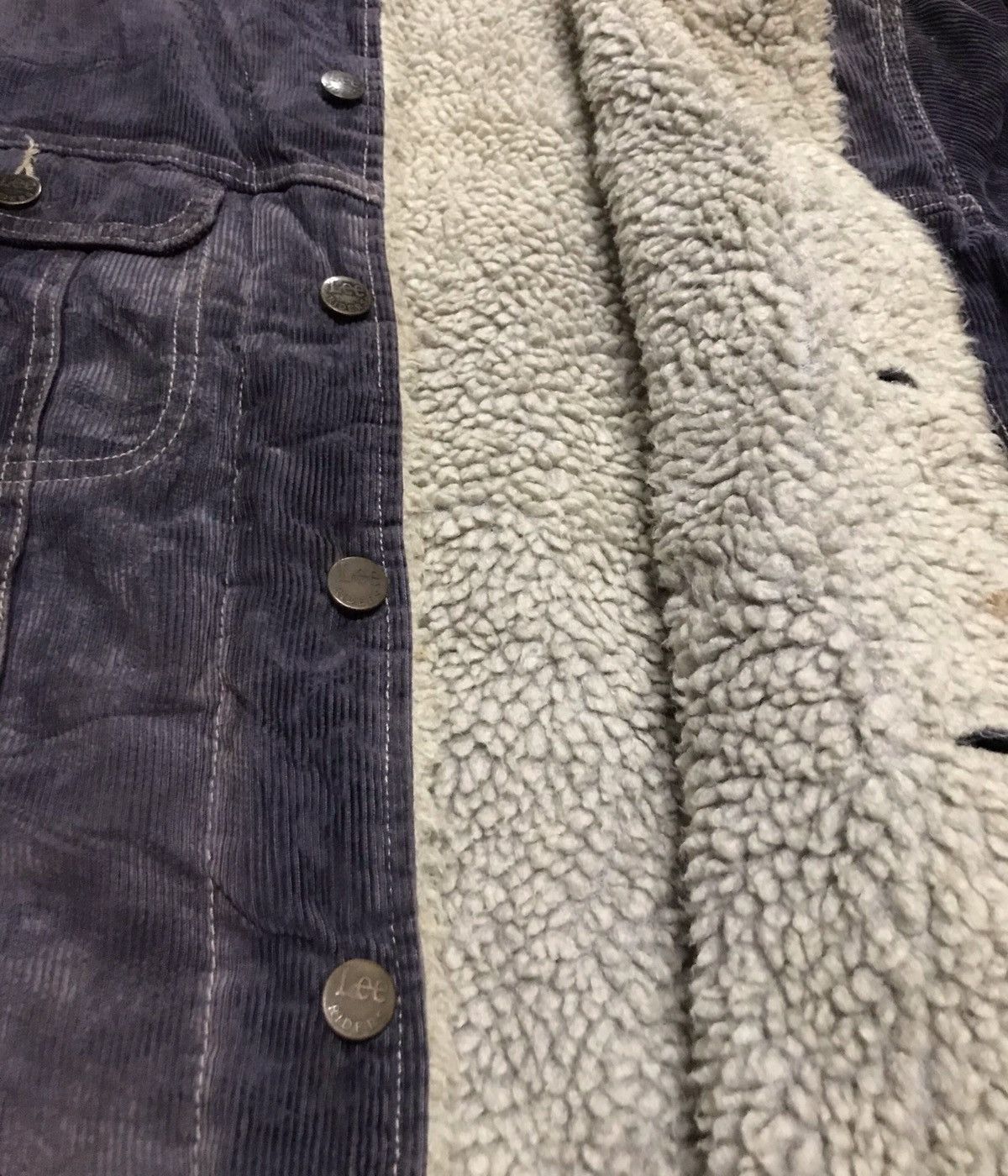 Lee Vintage Lee storm riders Sherling trucker jacket Size US M / EU 48-50 / 2 - 6 Thumbnail